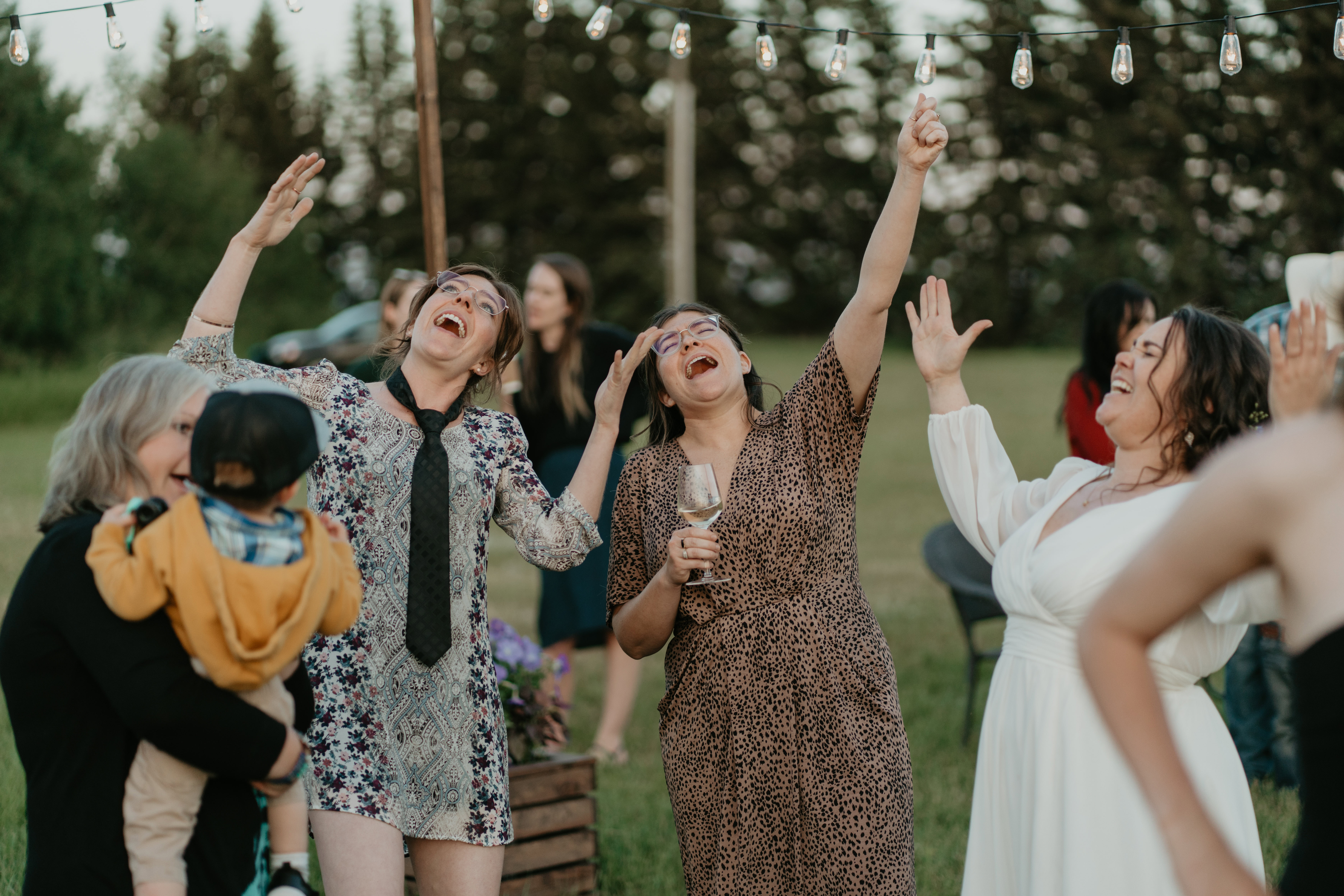 fun dance at wedding